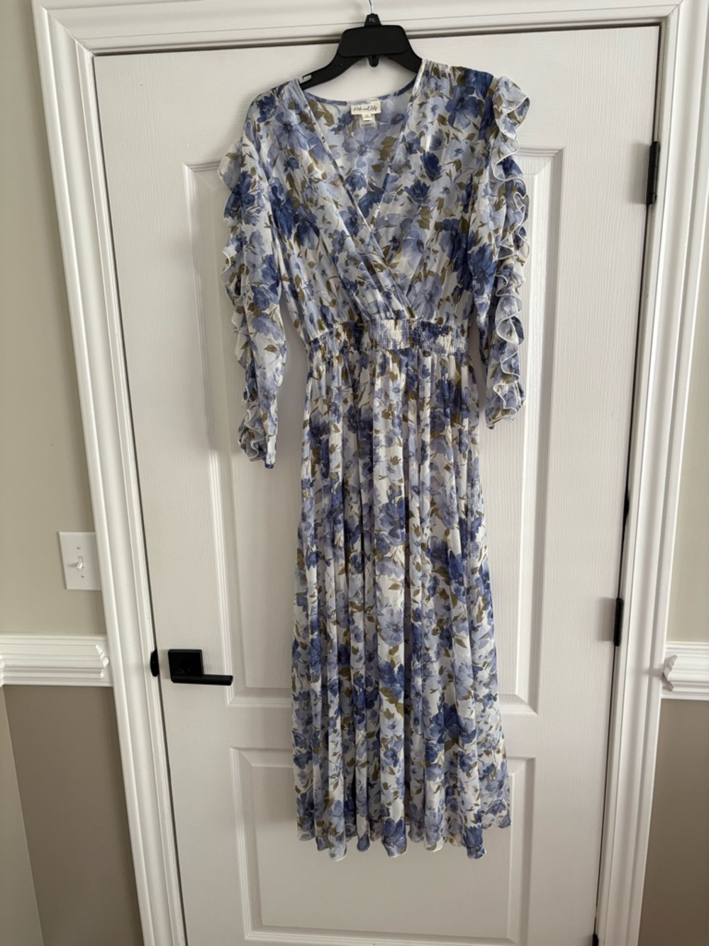 Chiffon Floral Maxi Dress